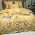 Custom Super Complex Embroidery duvetcover bed sheet sets